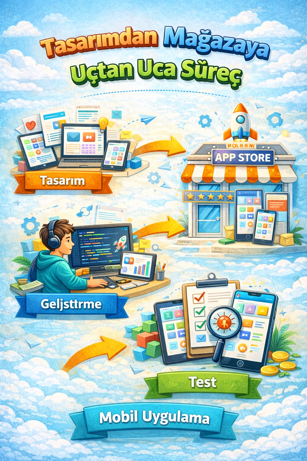 Tasarımdan Mağazaya Uçtan Uca Süreç